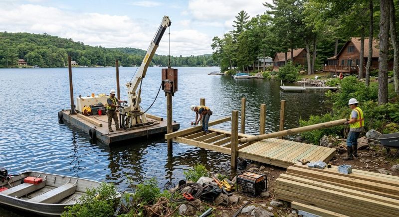 Water Dock Installation in Kansas City, MO