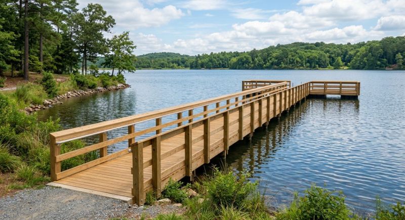 Wood Dock Installation in Denver, CO