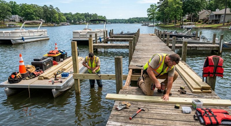 Wood Dock Repair in Kansas City, KS
