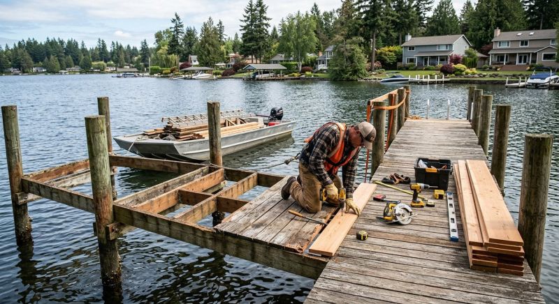 Wood Dock Repair in Denver County, CO