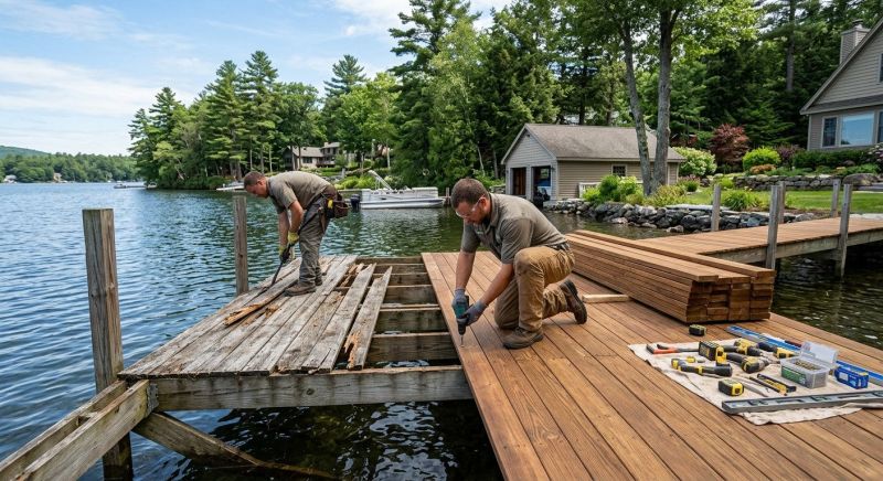 Dock Wood Replacement in Denver County, CO