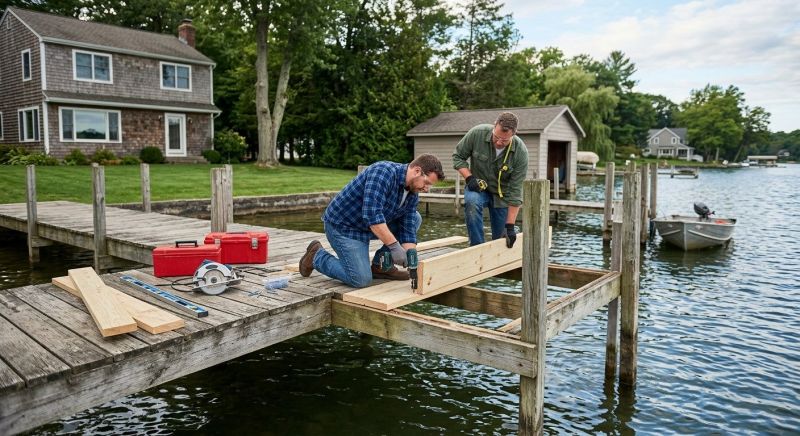 Wood Dock Repair in Kansas City, KS