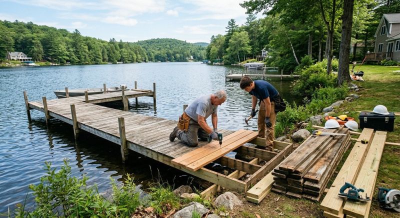 Wood Dock Repair in Kansas City, KS